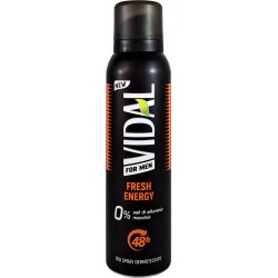 Vidal deo spray men fresh energy ml.150