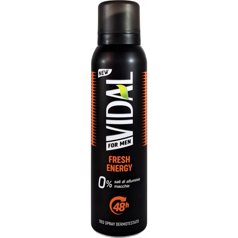 vidal deo spray men fresh energy ml150
