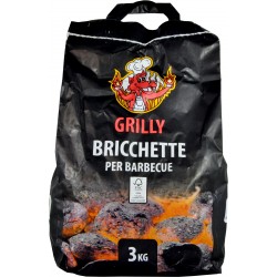 Grilly carbone bricchette kg.3
