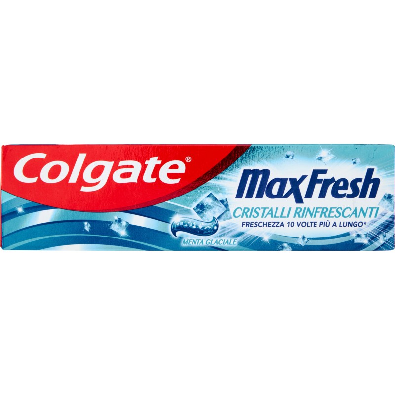 Colgate dentifricio Max Fresh Cristalli Rinfrescanti 75 ml Colgate dentifricio Max Fresh Cristalli Rinfrescanti 75 ml