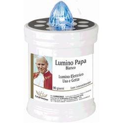 Lumino elettrico papa bianco 90 gg