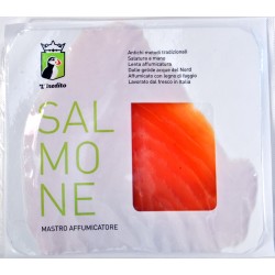 L'inedito salmone norvegese affumicato a fette gr.100
