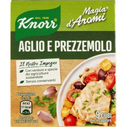 Knorr Magia d'Aromi Aglio e Prezzemolo Cubi 9 x 10 g