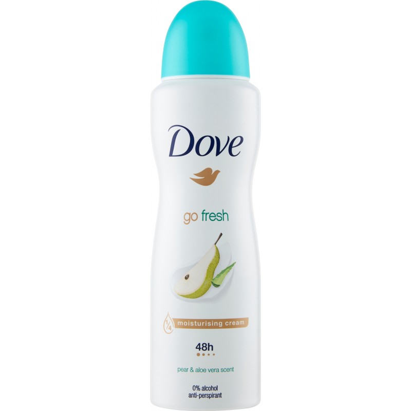 Dove go fresh pear & aloe vera scent anti-perspirant 125 ml