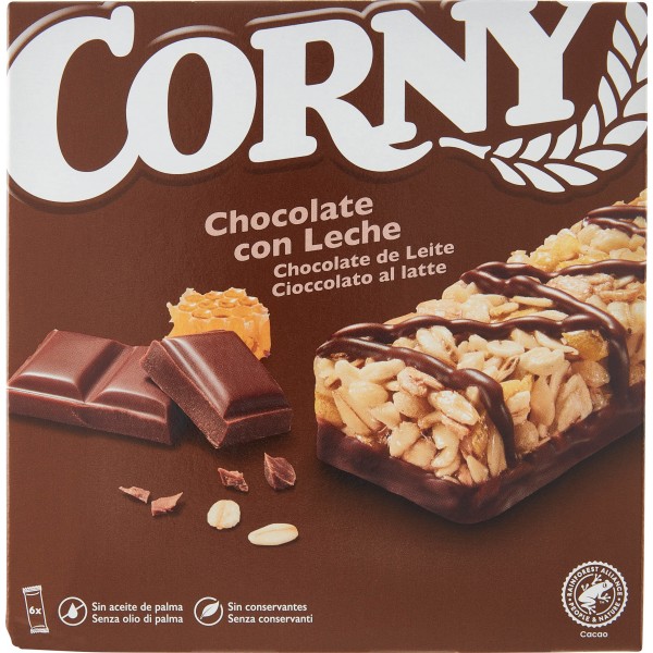 Corny Cioccolato al Latte 6 x 25 g Corny Cioccolato al Latte 6 x 25 g