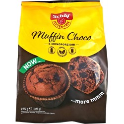 Si con Riso - Muffin con Riso e Gocce di Cioccolato Senza Lattosio -  Merendine Senza Olio di Palma - 6 Monoporzioni • Spaccio Italia. Negozio  alimentari online prodotti a basso costo