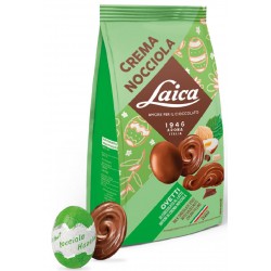 Laica ovetti con cioccolato al latte ripieni alla nocciola gr.120