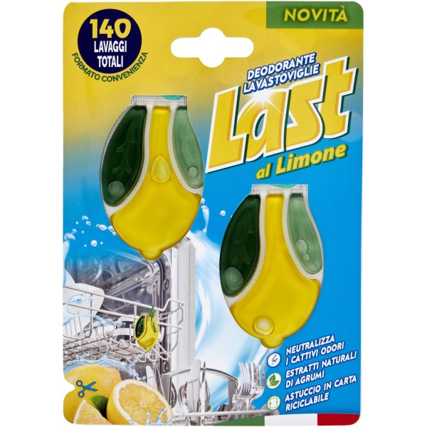 Last Deodorante gel Lavastoviglie al Limone 6 + 6 ml