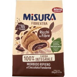 Misura Fibrextra Morbido Ripieno al Cioccolato Fondente 260 g