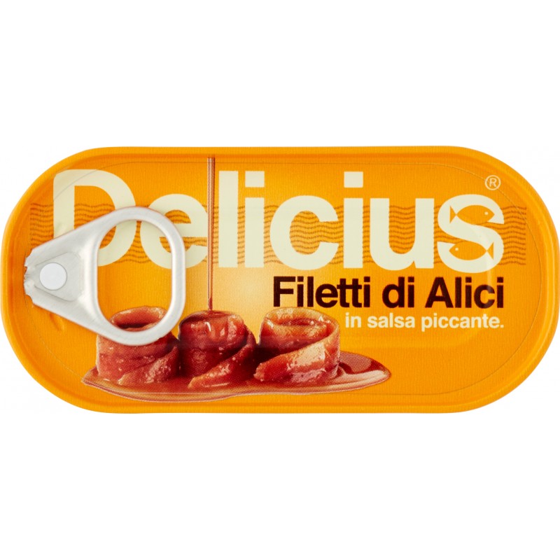 Delicus filetti di alici piccanti - gr.50