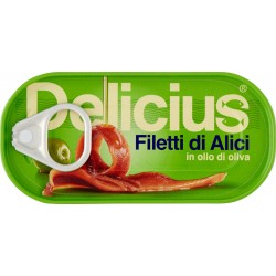 Delicius filetti di alici olio oliva - gr.46