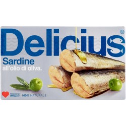 Delicius Sardine all'olio di oliva 120 g