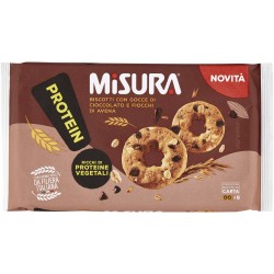 Misura Protein Biscotti con Gocce di Cioccolato e Fiocchi di Avena 260 g