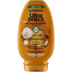 Garnier Ultra Dolce Balsamo Meraviglioso all'olio d'argan e di camelia per capelli secchi, 200 ml