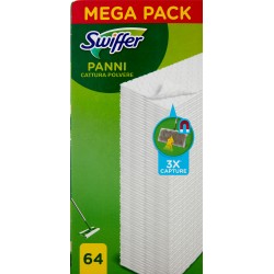 Swiffer Kit XXL Manico Scopa E 8 Panni Catturapolvere Per Pavimenti