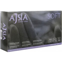 Ajsia guanti nitrile soft blu taglia M