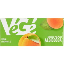 VéGé Succo e Polpa di Albicocca 3 x 200 ml