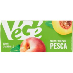 VéGé Succo e Polpa di Pesca 3 x 200 ml