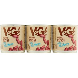 VéGé Fagioli Rossi Cotti al Vapore 3 x 150 g