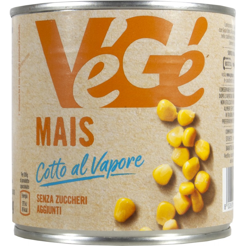 VèGè mais cotti al vapore gr.340 VèGè mais cotti al vapore gr.340