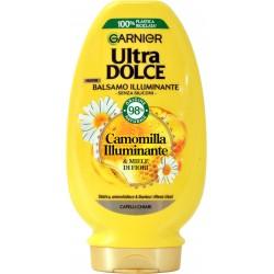 Garnier Ultra Dolce Balsamo all'estratto di Camomilla e Miele per capelli chiari, 200 ml