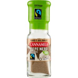 Cannamela Equo e Solidale Pepe Nero Macinato Bio 23 g