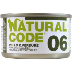 Natural code pollo e verdure gr.85