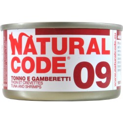 Natural code tonno e gamberetti gr.85