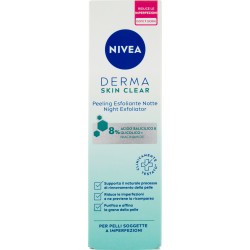 Nivea Derma Skin Clear Peeling Esfoliante Notte 40 ml