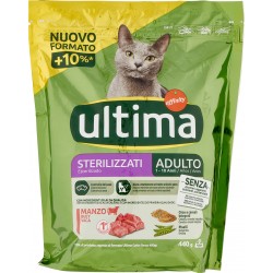 ultima Cat Sterilizzati Adulto 1-10 Anni Manzo 440 g