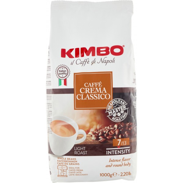 kimbo caffe crema classico grani kg.1