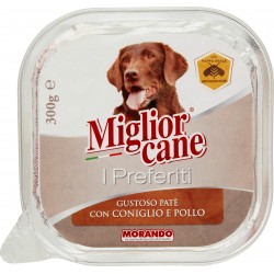 Migliorcane I Preferiti Gustoso Patè con Coniglio e Pollo 300 g