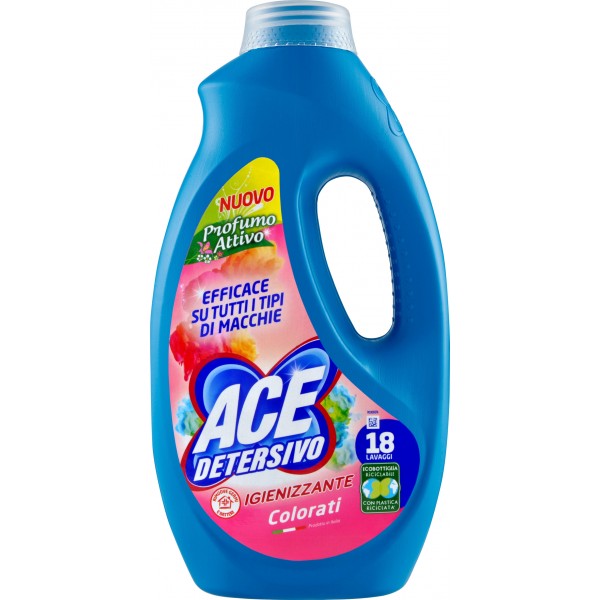 Ace Detersivo Igienizzante Colorati 990 ml Ace Detersivo Igienizzante Colorati 990 ml