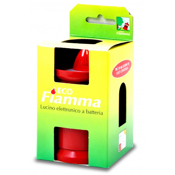 Eco Fiamma lumino elettronico a batteria