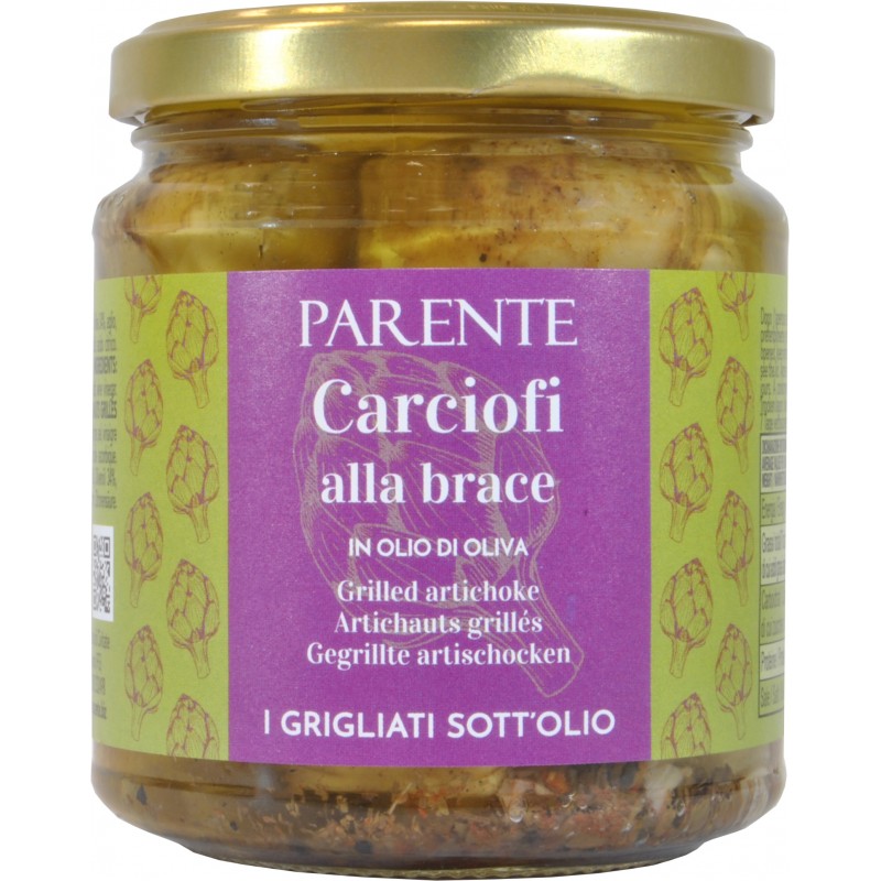 parente carciofi brace o/oliva gr 280