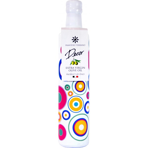 Terrano olio extra vergine d'oliva bottiglia decorata ml.500