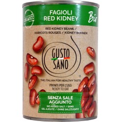 Gusto sano fagioli bio red kidney gr.400