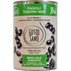 Gusto sano fagioli neri bio bio 400g