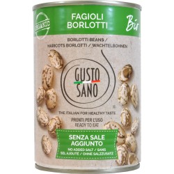 Gusto sano fagioli borlotti bio 400g