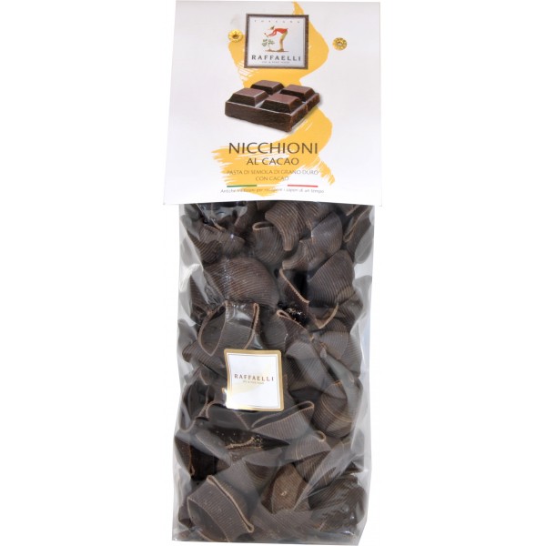 Raffaelli pasta nicchioni al cacao 500g Raffaelli pasta nicchioni al cacao 500g