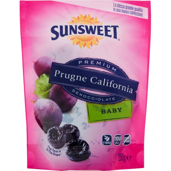 Sunsweet Prugne California Premium Denocciolate Baby 250 g Sunsweet Prugne California Premium Denocciolate Baby 250 g