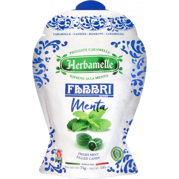 Fabbri caramelle alla menta gr.75 Fabbri caramelle alla menta gr.75