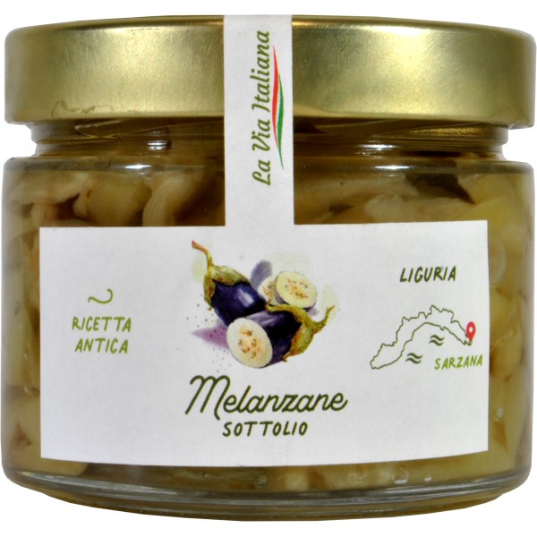 La via italiana melanzane sottolio gr.270 La via italiana melanzane sottolio gr.270