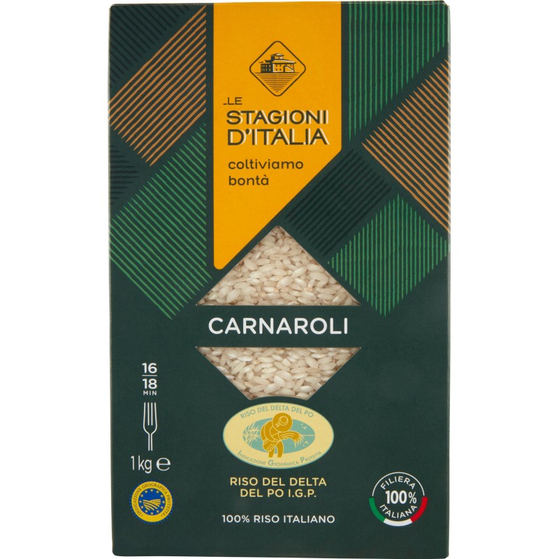le stagioni d'italia riso carnaroli kg1
