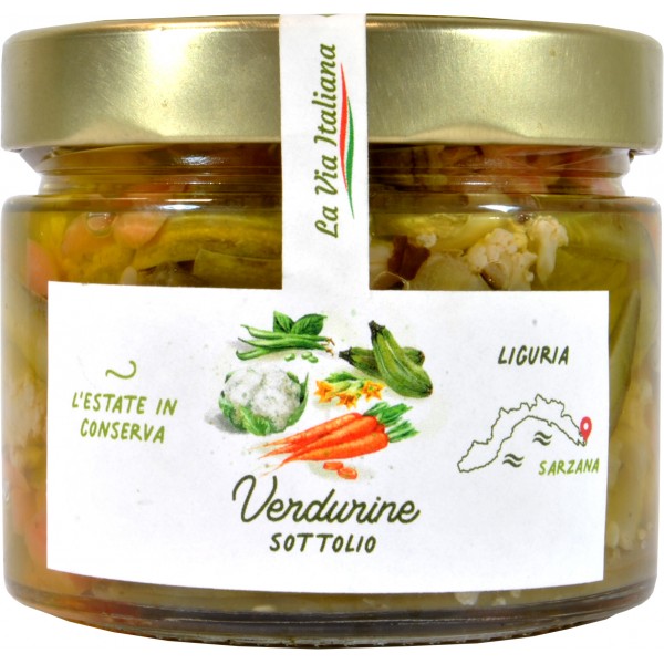La via italiana verdurine sottolio gr270 La via italiana verdurine sottolio gr270
