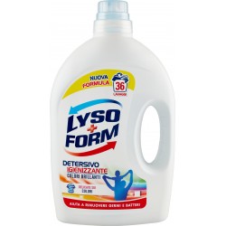 Lysoform Detersivo Igienizzante Colori Brillanti 36 Lavaggi 1,62 L