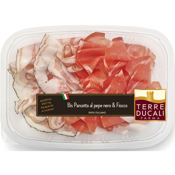 Terre ducali bis fiocco e pancetta gr.90