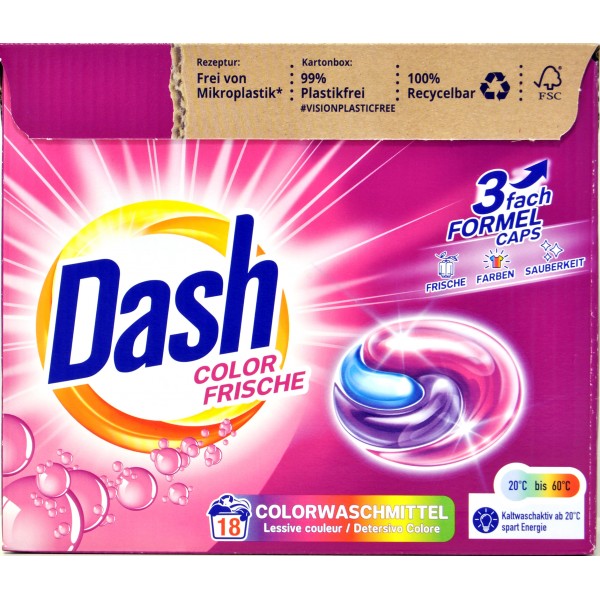 Dash All-in-1 capsule lessive couleur 15