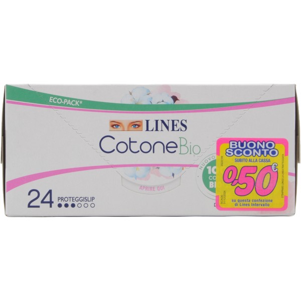 lines cotone bio proteggislip dist 24 pz