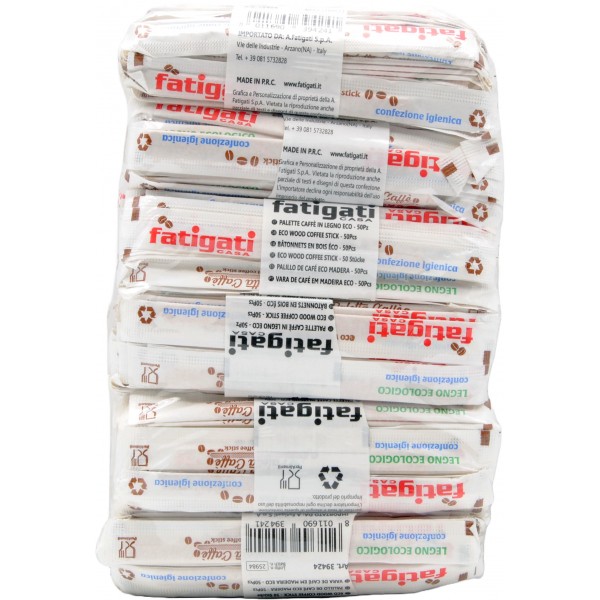 Fatigati palette caffe' legno pz.50